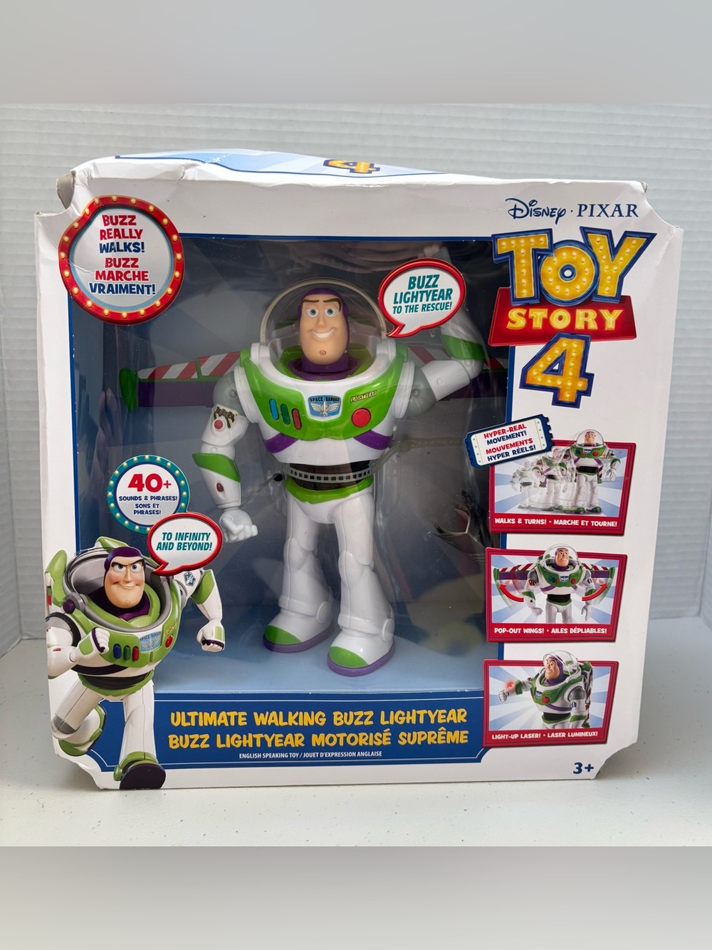 Disney Pixar Toy Story 4 Buzz The Ultimate Walking Buzz Lightyear Action Figure